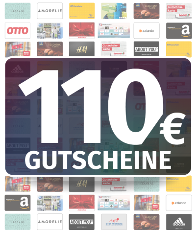 Prämie 110€ Gutschein zum Abo