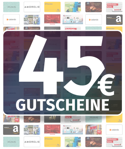 Prämie 45€ Gutschein zum Abo